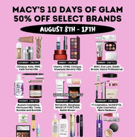 Macy’s 10 Days of Glam: 50% Off Select Brands + FREE Shipping