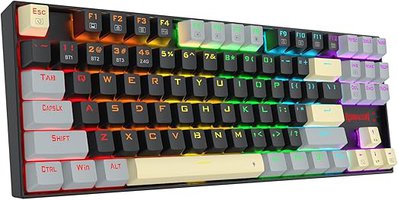 Redragon Wireless Gaming Keyboard BT/2.4Ghz Tri-Mode (32% OFF)