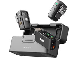 (NEW) DJI Mic 2 (2 TX + 1 RX + Charging Case) Wireless Lavalier Microphone
