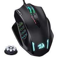 Redragon M908 Wired Gaming Mouse, 20 Buttons, 12400 DPI