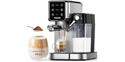 Espresso Machine 20 BarSilver (38% OFF)