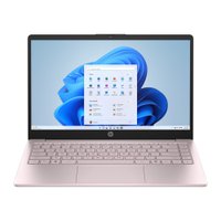 HP 14 inch HD Laptop, Intel N150, 4GB RAM, 128GB, Pink