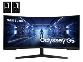 Samsung Odyssey G5 (G55T) 34" Curved 3440x1440 WQHD 165Hz Gaming Monitor (Select Users) 58% OFF