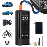 NEXPOW Tire Inflator Air Pump, 150PSI Cordless, 8000mAh (72% OFF)
