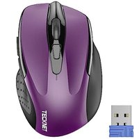 TECKNET Wireless Ergonomic Mouse, 2600 DPI, 6 Buttons (44% OFF)