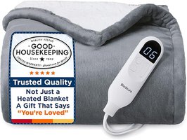 Bedsure Heated Blanket Throw Blanket (40% OFF)