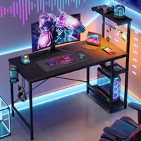 Bestier 44 inch Gaming Desk with RGB LED Light–Reversible (58% OFF)