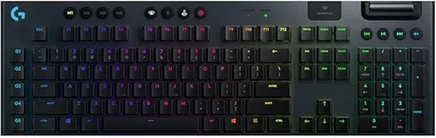 Logitech G915 LIGHTSPEED RGB Mechanical Gaming Keyboard w/ Advanced Wireless & Tactile Key Switches