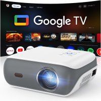 HAPPRUN 4K Google TV Projector with Dolby Audio (57% OFF)