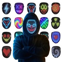 LED Face Transforming Mask with Gesture Control (25% OFF)