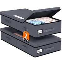 Under Bed Storage Containers with Lids 2 Pack