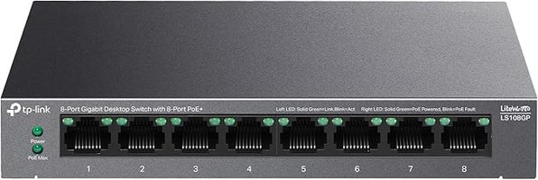 PRIME DEAL: TP-Link LS108GP, 8 Port PoE Gigabit Ethernet Switch (10% OFF)