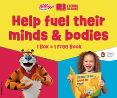 Up to 10 FREE Books when you buy Kellogg's Cereal