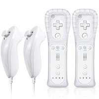 FASIGO Remote & Nunchuck for Wii/Wii U, 2 Pack, White (15% OFF)