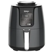 Ninja 4 Qt Air Fryer, Nonstick Basket with Crisper Plate, 1550 Watts, Black