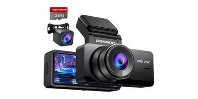 Dash Cam Front and Rear, 2.5K+1080P (42% OFF) 