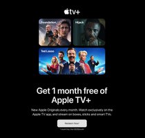 Get 1-Month of FREE Apple TV+ (for New and Returning Subscribers)