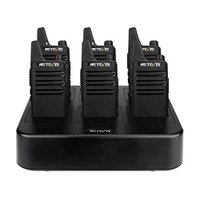 Retevis RT22 Rechargeable Walkie Talkies, 6 Pack (8% OFF + $8 coupon available)