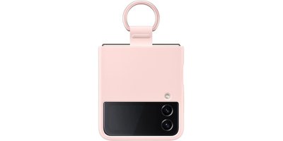 Samsung Galaxy Z Flip 4 Silicone Phone Case with Ring
