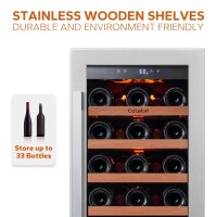Ca'Lefort 15" Single Zone Wine Fridge, 33 Bottle (15% OFF)