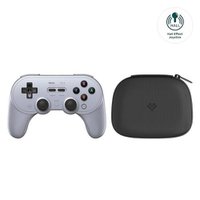 PRIME MEMBERS: 8Bitdo Pro 2 Wireless Controller with Case (Gray) (34% OFF) 