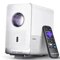 NEW Aurzen Eazze D1R Smart Projector with Roku TV