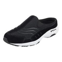 Traveltime234 Women's Black Suede Slip-On, 8 Wide