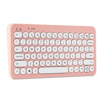 Onn Mini Wireless Keyboard with USB, Pearl Blush Pink (33% OFF)
