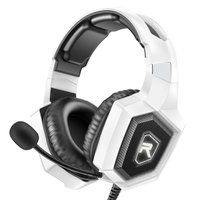 RUNMUS Gaming Headset for PS4, PS5, Xbox One, PC Headset w/Surround Sound, Noise Canceling Over Ear Gaming Headphones with Mic & LED Light