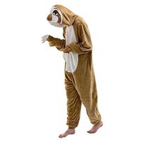 Halloween Sloth Flannel Onesie Pajamas