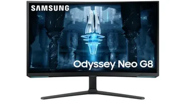 SAMSUNG 32" Odyssey Neo G8 4K UHD 240Hz 1ms G-Sync 1000R Curved Gaming Monitor