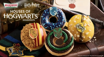 FREE Krispy Kreme Original Glazed Donut When You Wear Harry Potter Hogwarts Merch (08/23)