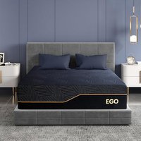 EGOHOME 14" King Size Memory Foam Mattress – Cooling Copper Gel, Medium Firm