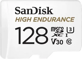 SanDisk 128GB High Endurance Video MicroSDXC Card with Adapter