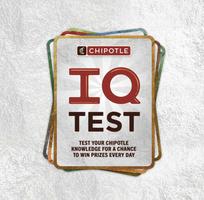 Chipotle IQ Test: 300,000 FREE BOGO Codes, Queso Codes, & Adobo Ranch Codes 