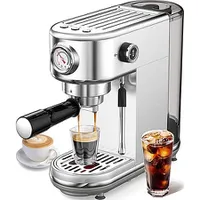 Atatix 20-Bar Espresso Machine with Milk Frother