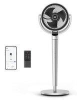 Dreo Oscillating Fan for Bedroom, 150° + 120° Omni-Directional Quiet Floor Fans with Smart Control