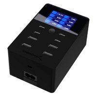 252W 8-Port USB PD Charger with LCD Display