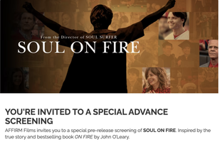 FREE Movie Ticket to 'Soul On Fire' (Select Theaters)