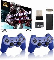 Retro Game Console Wireless Retro Game Console Built-in 9 Emulators 4K HDMI Output