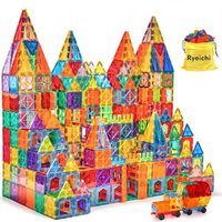 Ryoichi 138PCS Magnetic Building Tiles Set with 2 Cars (40% OFF)