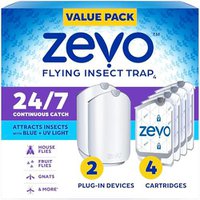 Zevo 2 Flying Insect Traps & 4 Cartridges (14% OFF)