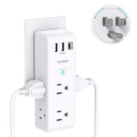 Surge Protector Extender, 6 Outlets, 3 USB Ports