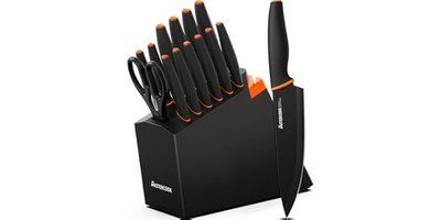 Astercook 15 Pcs Kitchen Knife Set (52% OFF)