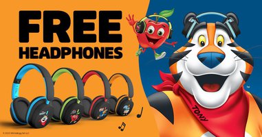 Free Kellogg’s® Cereal Character Headphones