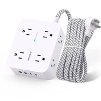 Surge Protector Power Strip, 8 Outlets, USB-C, 6ft (31% OFF)