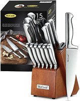 PRIME MEMBERS DEAL: 15-Piece German Steel Knife Set with Sharpener Block