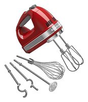 KitchenAid 9-Speed Hand Mixer with Whisk, Red (26% OFF)