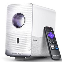 NEW Aurzen Eazze D1R Smart Projector with Roku TV