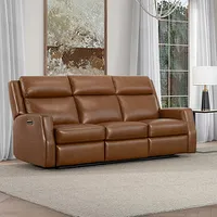 Thorton Leather Power Reclining Sofa